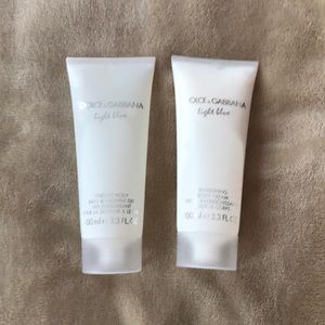 Dolce & Gabbana light blue shower gel & body cream
